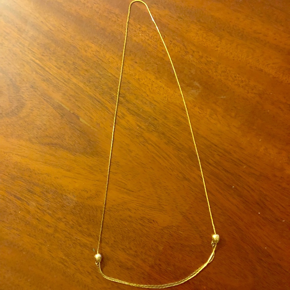 Adjustable Gold Necklace